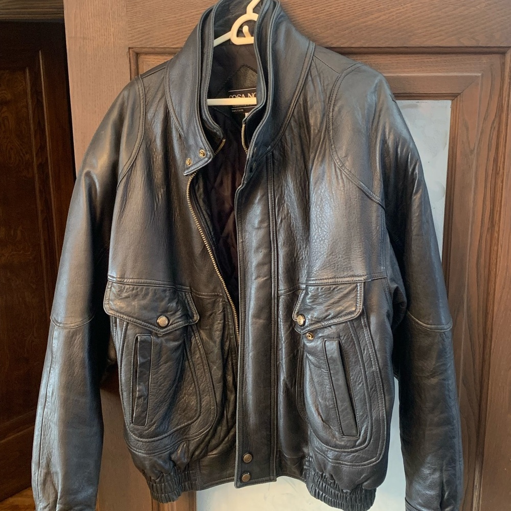 Vintage Leather Jacket Cosa Nova